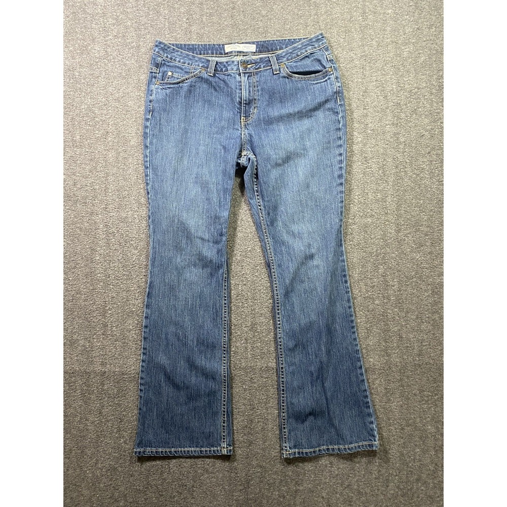 Canyon River Blues Womens Modern Fit Bootcut Blue Jeans Size 14 Average Medium